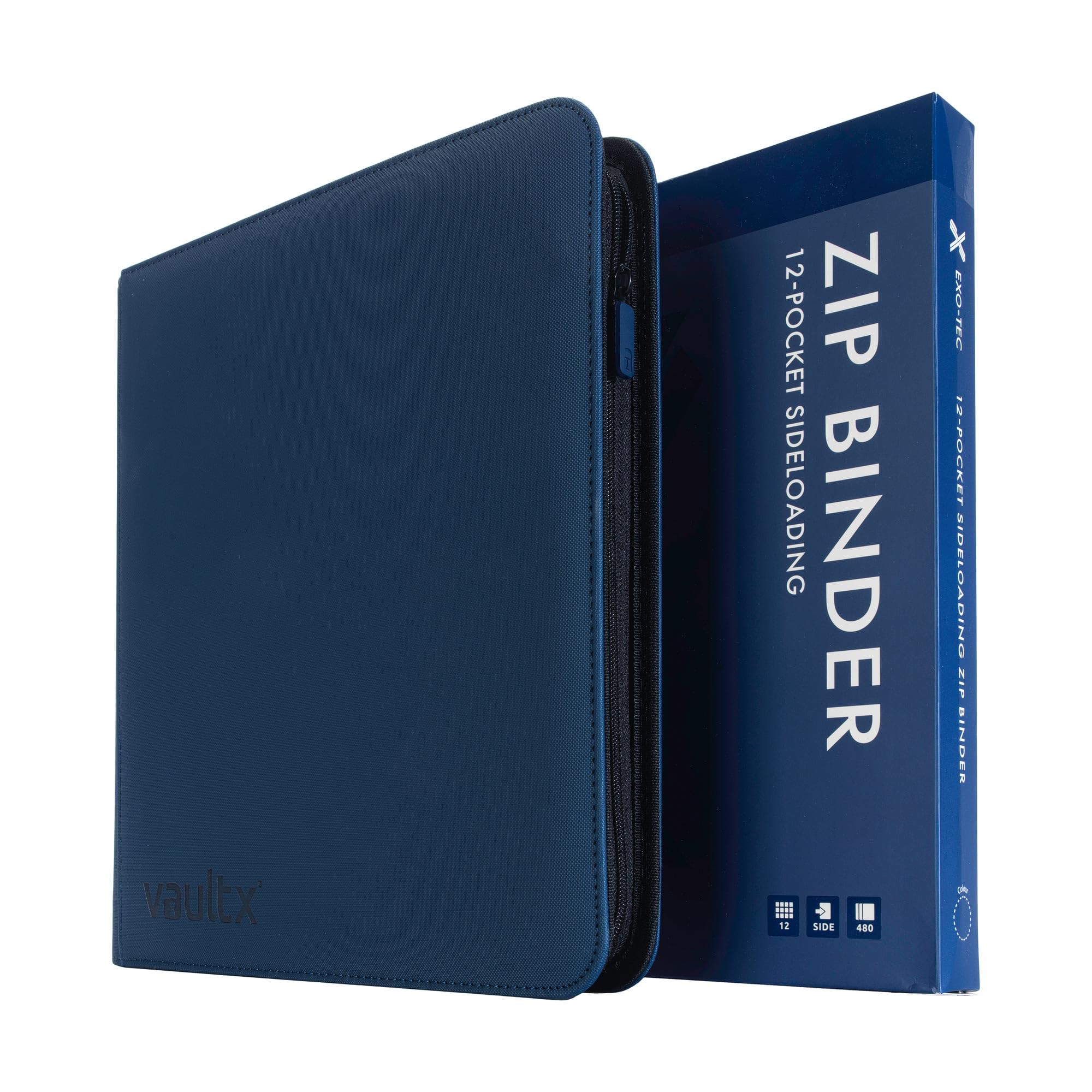 Vault X 12 XL Pocket Zip Binder, 624 Cards, Exo-Tec Material, 26